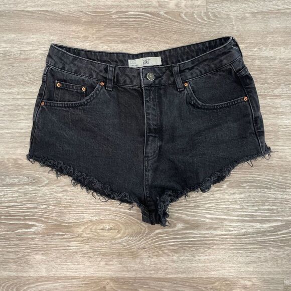 Topshop MOTO High Waisted Kiri Shorts - Picture 2 of 6